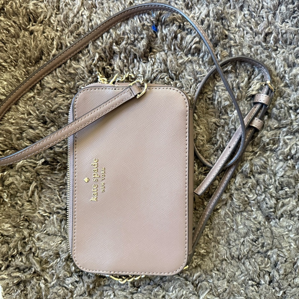 Kate Spade Beige Crossbody Bag